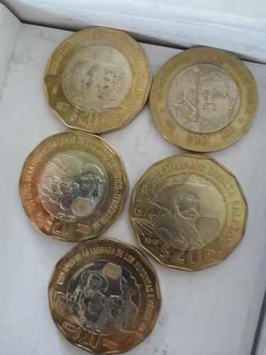 Super Oferta De 5 Monedas Conmemorativas.