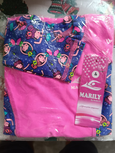 Conjunto Natación Proteccion Uv Y Secado Rápido 100% Licra