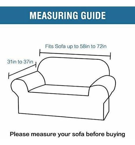 Fundas De Sofa Elasticas , Sofa De 2 Puestos, Varios Colores