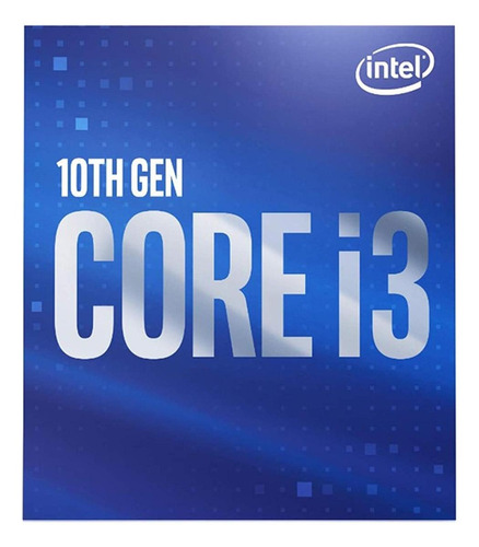 Processador Intel Core i3-10100 3.60Ghz até 4.3Ghz Quad Core 6MB Cache (Gráficos Integrados)