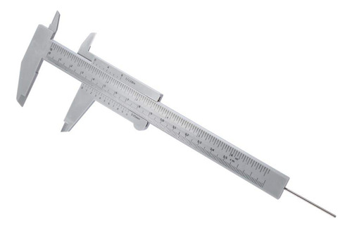 150mm Calibrador Vernier, Calibradores Vernier De Plástico Con Conversión De Pulgada/mm Tatuaje De Cejas Herramienta De Medición De Micrómetro De Maquillaje Permanente