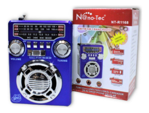 Radio Nano Tec Nt-r 1168 Recargable