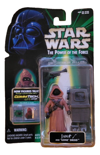 Star Wars Potf Commtech, Jawa With Gonk Droid Nuevo Sellado