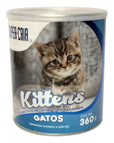 Sustituto De Leche Super Cria Gato 360 Gr