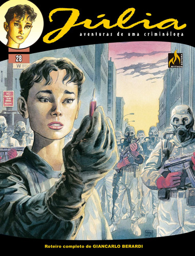 Júlia - Vol. 28: A morte invisível, de Berardi, Giancarlo. Editorial Edições Mythos Eireli, capa mole em português, 2022