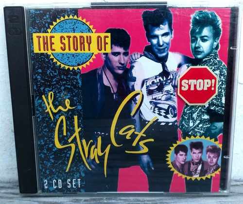 Stray Cats - The Story Of - Cd Doble Aleman 1992 Rockabilly