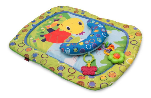 Imagen 2 de 4 de Manta Didáctica Bebé Con Almohada + Juguetes Gimnasio Bebé