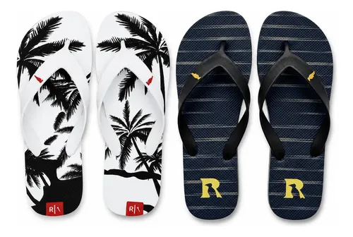 Kit 2 Pares Chinelo Masculino Reserva Confortável E Macio - R$ 64,9