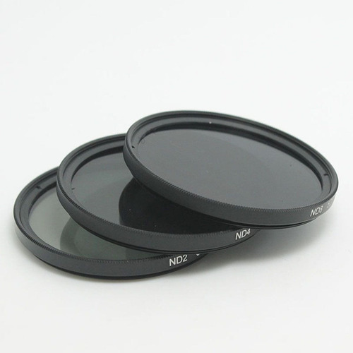 Imagem 4 de 6 de Kit De Filtro Nd2 + Nd4 + Nd8 + Case 58mm Nikon Sony Canon