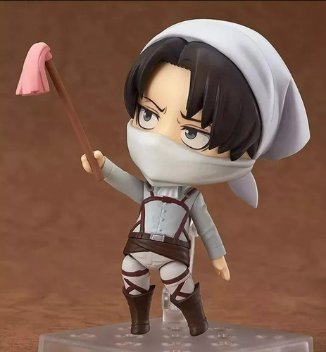 Figura De Accion Levi Ackerman Limpiando 12 Cm Attack On Tit