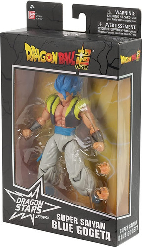 Imagen 4 de 4 de Figura Gogeta Blue Super Saiyan Dragonball Super Stars