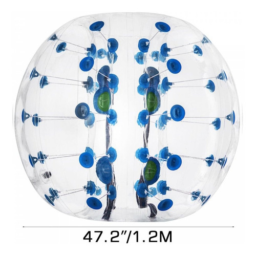 Imagen 10 de 12 de Pelota De Parachoques Inflable 1,2m Azul