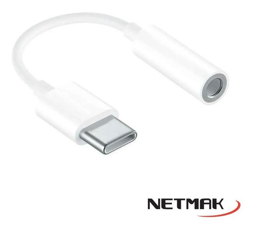 Adaptador Netmak 10cm Usb-c (m) A Jack 3.5mm (h) - Nm-tc55