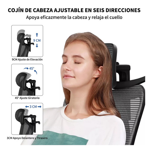 Silla Ejecutivo De Escritorio Oficina Reclinable Con Apoya P