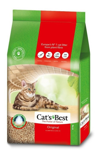 Imagen 1 de 1 de Arena Para Gato Cats Best Biodegradable 4.3kg 10 Litros