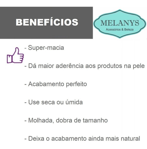 Imagem 3 de 5 de Esponja Classic Blue Sponge Antifugos Klasme Maquiagem Azul