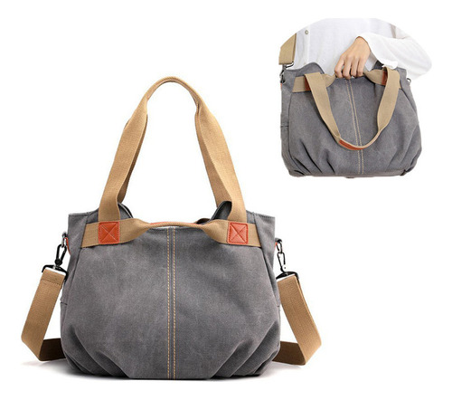 Bolso De Mano De Lona De Moda For Mujer