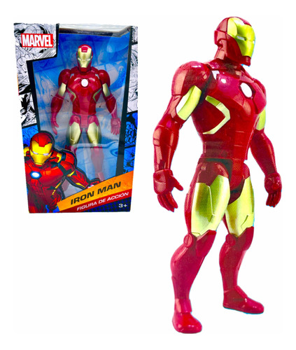 Figura Iron Man De Acción Muñeco Superhéroes Marvel Juguete