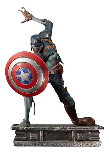 Iron Studios: Marvel What If - Capitan America Zombie Escala