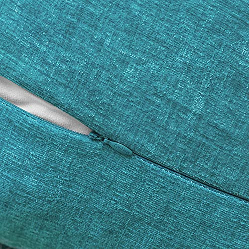 Funda Almohada Algodón Liso Decoración Sofá Casa Granja