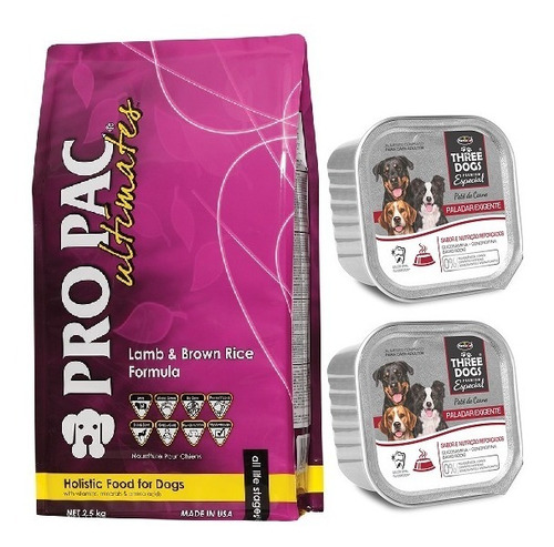 Comida Perro Pro Pac Adulto Cordero/arroz 12 Kg + Env