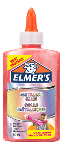 Elmer's Pegamento Metalico Pva Rosa 5.0 Fl Oz Lavable Apto 1