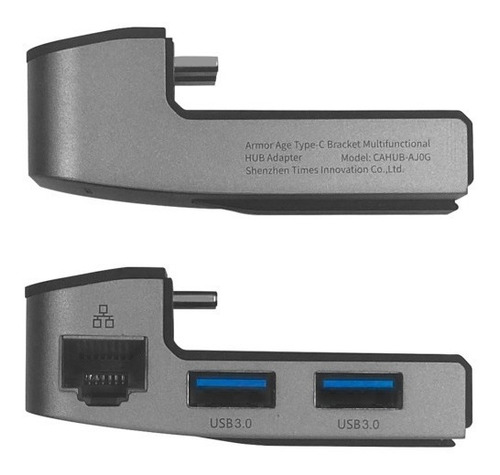 Imagen 7 de 10 de Adaptador Hub Usb-c Multifuncional Con Soporte Baseus 9 En 1