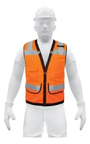 Comprar Chaleco Seguridad Reforzado Naranja Con Bolsas, G 13480