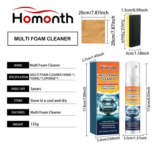 Limpiador De Espuma Cleaning Cleaning Artifact Strong Foam,