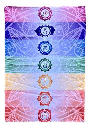 Tapiz Decorativo 0.70 X 1.00 Blanco Yoga