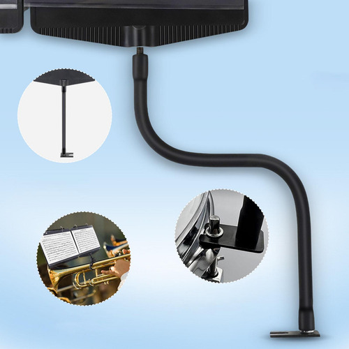 Suporte Compacto Para Partituras De Clarinete E Oboé Para