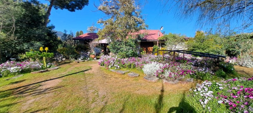Arriendo Parcela 8.700 M2 Con Hermosa Casa Estilo Rustico D