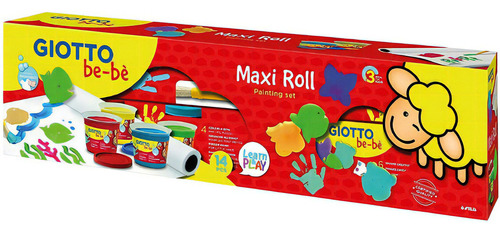 Set De Pintura Para Niños Maxi Roll Giotto Bebe