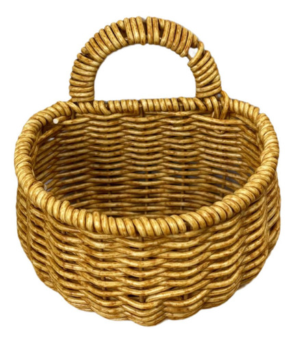 Canasta De Colgantes Imitación De Rattan Canasta De