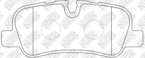 Pastillas De Frenos  Nibk Land Rover R.rover ||| 2006-2010