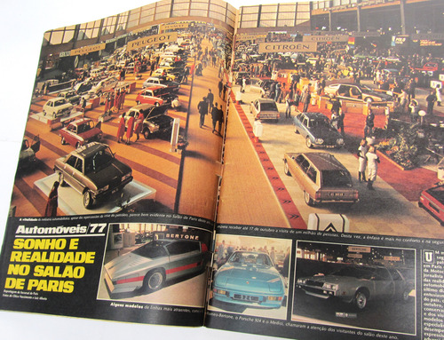 Revista Manchete 1279 - Salão Automóvel - Ed. Bloch - 1976 (Usado)
