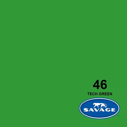 Ciclorama De Papel Tech Green #46 Savage Chico