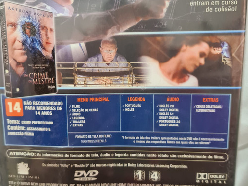 Dvd Um Crime De Mestre