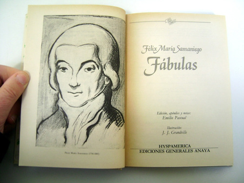 Fabulas Samaniego Coleccion Mis Libros Hyspamerica Ok Boedo (Usado)
