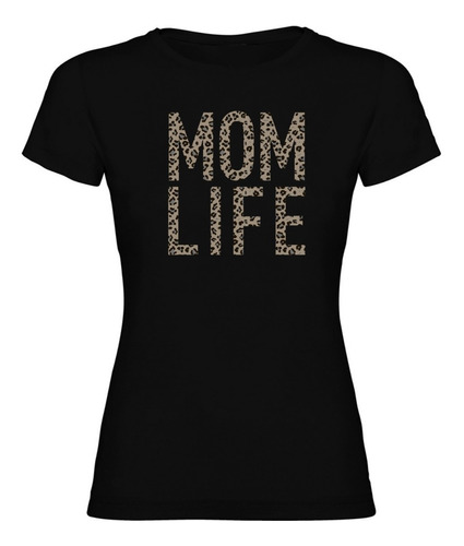 Blusa Dama Estampado Mom Life Leopardo/animal Print