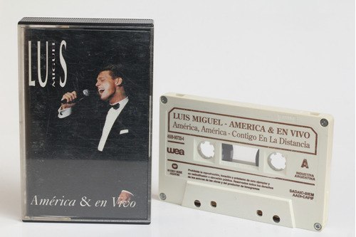 Cassette Luis Miguel América & En Vivo 1992