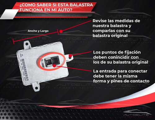 Imagen 4 de 7 de Balastra Xenon Al D1s / D3s Mercedes Volvo Bmw Cherokee Dart