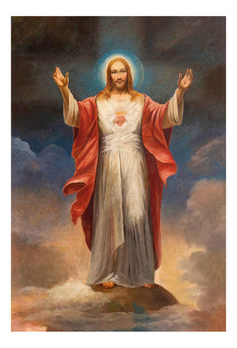 Póster Decorativo De Jesús Resurrección Del Señor Jesucristo