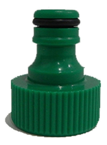 Adaptador Conector Para Acople Canilla Manguera 1/2 Y 3/4 Color Verde