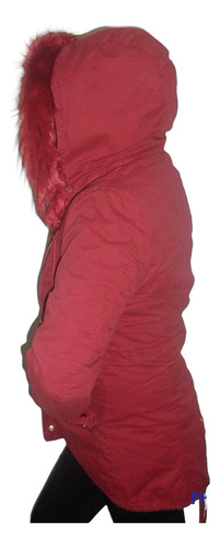 Parka Gabardina Mujer Yd Piel Desmontable