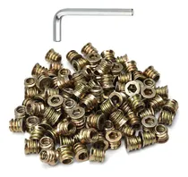 Comprar 50 Piezas De Insertos Roscados 1\u002F4-20 Para Muebles De Madera
