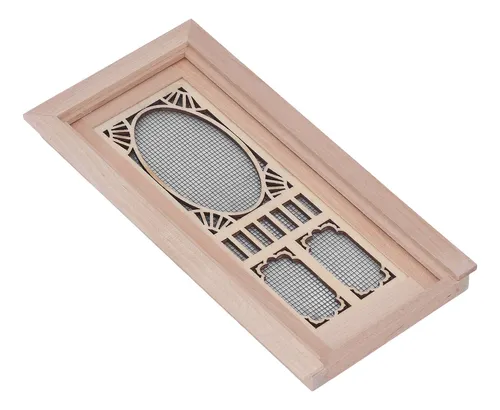 Pantalla De Madera Para Puerta De Muñecas, Abedul, Tamaño 1: