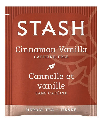 Te Stash Rooibos Te Rojo Canela Vainilla Cinnamon Organico