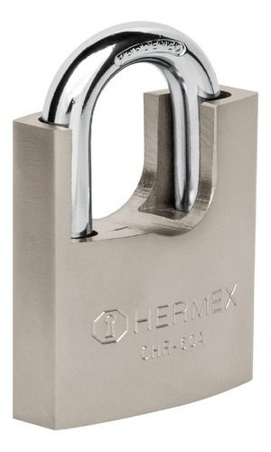 Candado Anti Cizalla 40 Mm Con Llave De Seguridad Hermex 