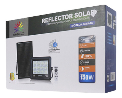 Reflector LED Megaluz R58W150 150W con luz colorblanco frío